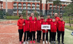 Antalya`da Ermeni tenisçi Türk rakibini yenerek Avrupa Tenis Geliştirme Şampiyonası`nın galibi oldu