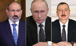 Putin, Paşinyan ve Aliyev ile telefonda görüştü
