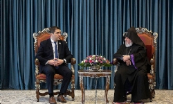 ​Tüm Ermeniler Katolikosu II. Karekin, Gürcistan Parlamento Başkanı’nı kabul etti