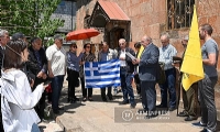​Ermenistan Rum toplumu, Pontus Rum Soykırımı kurbanlarının anısına saygı duruşunda bulundu