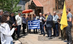 ​Ermenistan Rum toplumu, Pontus Rum Soykırımı kurbanlarının anısına saygı duruşunda bulundu