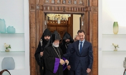 ​Syrian President receives Catholicos Aram I
