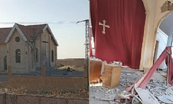 ​Türk ordusu Suriye’de Süryani kiliselerini bombaladı