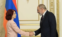 ​Ermenistan Başbakanı Suriye`nin yeni büyükelçisini kabul etti