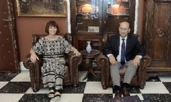 Ermenistan’ın Atina Büyükelçisi, Pantheon Sosyal ve Siyasal Bilimler Üniversitesi`ne Ermeni Soykırı