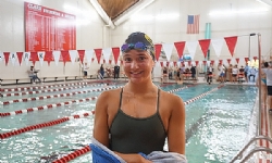 Bagumyan and Boghosian lead Providence to swimming title