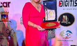 Nora Armani honored with a Lifetime Achievement Award at the 38th Alexandria Film Festival