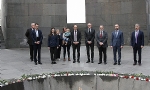 ​Swiss lawmakers visit Armenian Genocide Memorial[