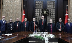 ​Cumhurbaşkanı Erdoğan, Dünya Süryani Katolik Patriği ve heyetini kabul etti