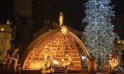 Vatikan’da Noel Ağacı Işıklandırıldı