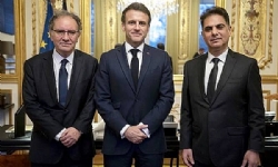 Macron Ermeni cemaati temsilcileri ile Laçin Koridoru`ndaki durumu görüştü
