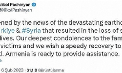 Ermenistan, Türkiye`ye yardım sağlamaya hazır olduğunu duyurdu