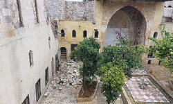 ​Halep`teki `Kilikyan` Ermeni Ortaokulu deprem nedeniyle maddi hasar gördü