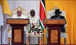 Papa Franciscus barışın sağlanmasına destek için Güney Sudan`da