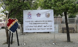 ​İsrail’in Hayfa kentinde Ermeni Soykırımı tabelası açıldı