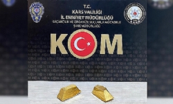 Kars`ta, Ermenistanlı sürücünün otomobilinde kaçak altın ele geçirildi