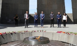 Alman Milletvekili: Hiçbir komşunun Ermenistan`ın toprak bütünlüğünü ihlal etmeye kalkışmaması için