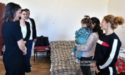 ​Almanya Dışişleri Bakanı, Dağlık Karabağ`dan zorla yerinden edilen kişilerle görüştü
