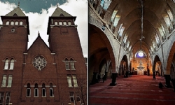 Amsterdam`daki Fatih Camii`nin sıra dışı hikayesi! Kilise görünümlü ama