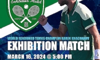 Karen Khachanov to Take Part in Homenetmen Glendale Ararat Chapter Tennis Match