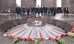 ​Gürcistan Başbakanı Ermeni Soykırımı Anıtını ziyaret etti