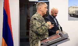 ​Savunma alanında işbirliği çerçevesinde bir grup ABD`li öğretmen Ermenistan`a geldi