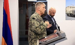 Savunma alanında işbirliği çerçevesinde bir grup ABD`li öğretmen Ermenistan`a geldi