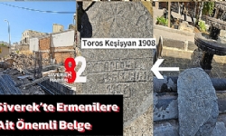 Siverek`te İnşaat Temelinde Ermeni Mezar Taşı Bulundu