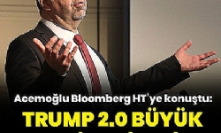 Nobel`den sonra Prof. Acemoğlu`ndan Bloomberg HT`de ilk özel röportaj: Trump 2.0 büyük tehlike