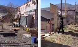 Azerbaycanlılar, Karabağ`da Ermenilere ait evler yağmalıyor
