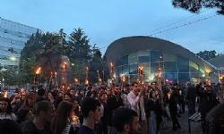 Ermeni Soykırımı anısına Gürcistan’da meşaleli yürüyüş