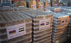 Ermenistan`dan Suriye`ye 49 milyon dram değerinde insani yardım